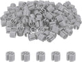 300-Pack Clothes Hanger Markers Blank, Plastic Garment Color Coded Size Clips Fit 3.5mm Rod for Clothing/Wire Hangers, Colored Coding Marker [Gray]