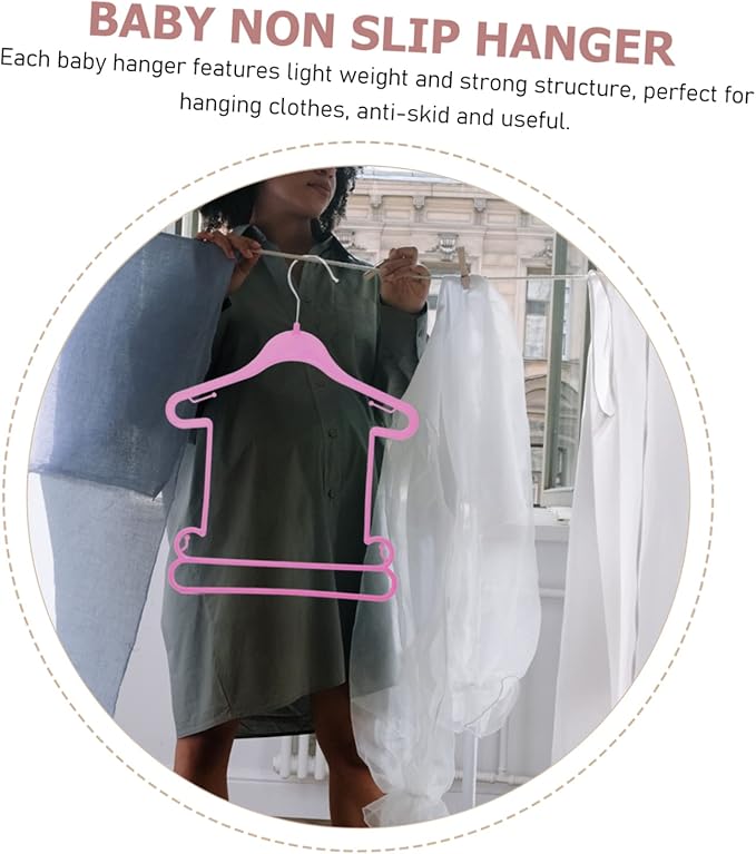 CHILDWEET Trouser Hangers Trouser Hangers 10 Pcs 's Suit Hanger Baby Set Baby Hanger 's Kids Clothes Plastic Toddler Clothes for Closet Blanket