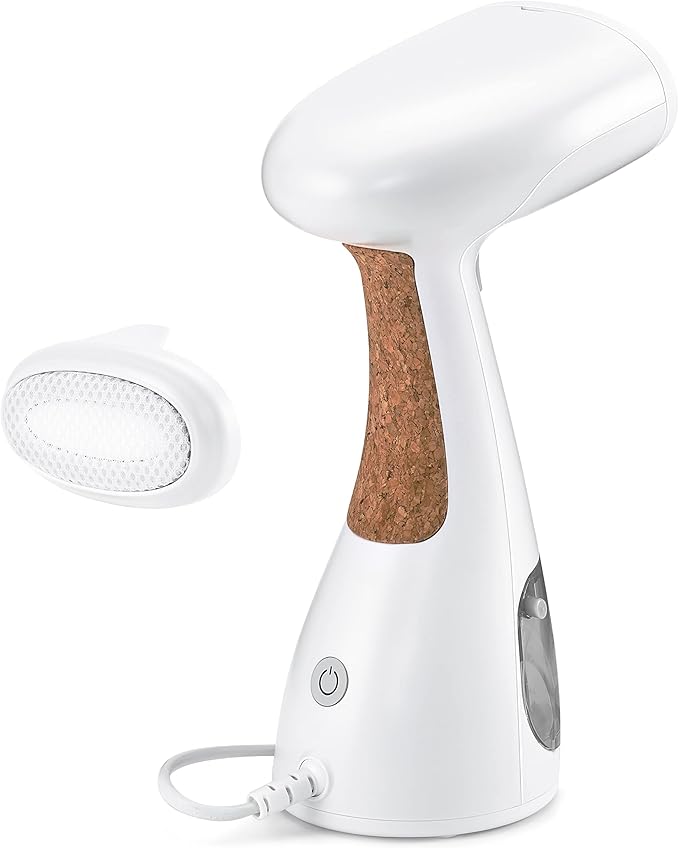 Dupray Voila 3-in-1 Clothes Steamer, Portable Handheld Garment Steamer, Heated Stainless Steel Plate, 30-Second Heat-Up, Portable Travel Steamer for Fabrics