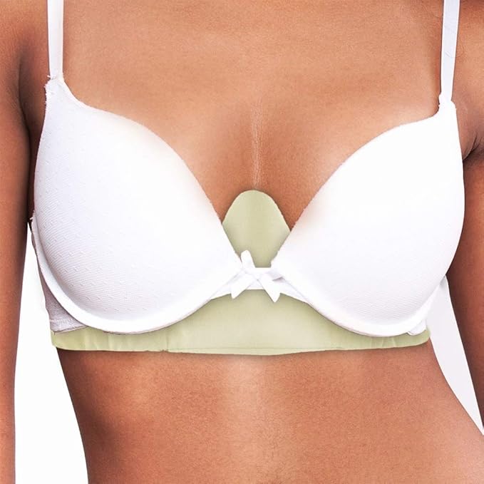 Tag-Free Viscose and Cotton Blend Bra Liners (XXL) - Comfortable Soft Materials Black, White, Beige