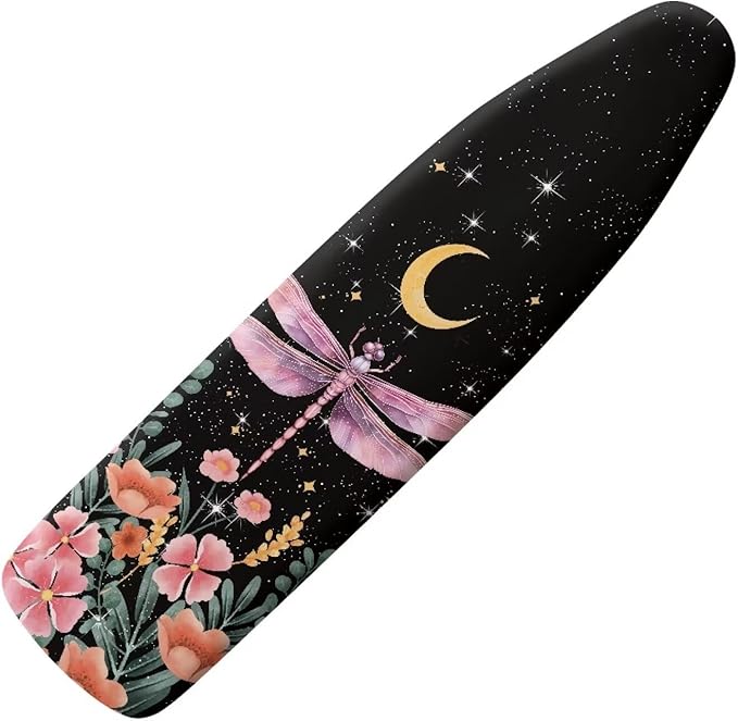 SEANATIVE Dragonfly Floral Ironing Board Cover Home Accessories Scorch Resistant Ironing Pad Covers Fashion Iron Decorative Cover