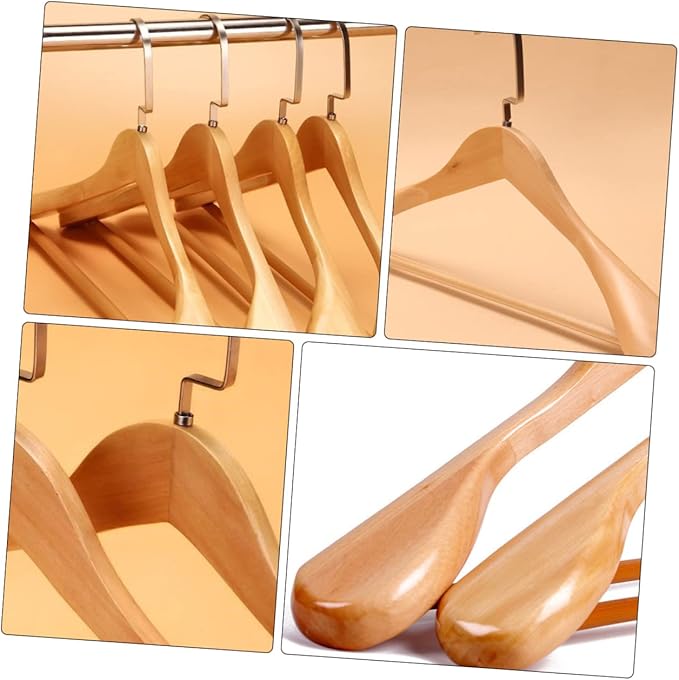 1pc Thickened Wide Hanger for Coat and Clothes Drying Solid Traceless Rack for Home Organization Design Space-Saving for Laundry Rooms and Closets
