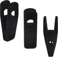 Hordion 60Pcs Velvet Hanger Clips, Non-Slip Velvet Clip Strong Finger Clip, Black Felt Hangers Clips for Thin Clothes Hangers, ZC202405062817