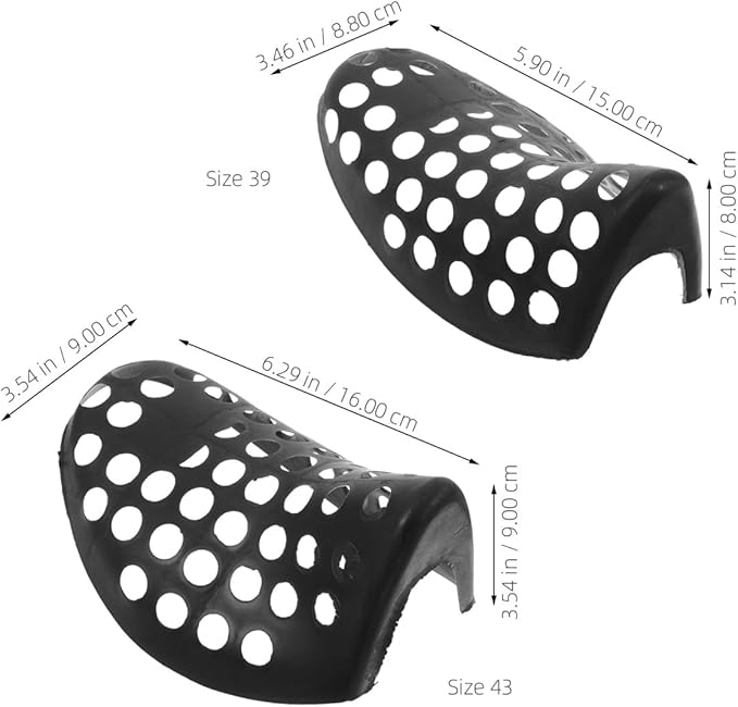 BESTonZON Plastic Shoe Trees Hollow Design for Men Women Sports Shoe Stretcher and Boot Shape Keeper Transparent