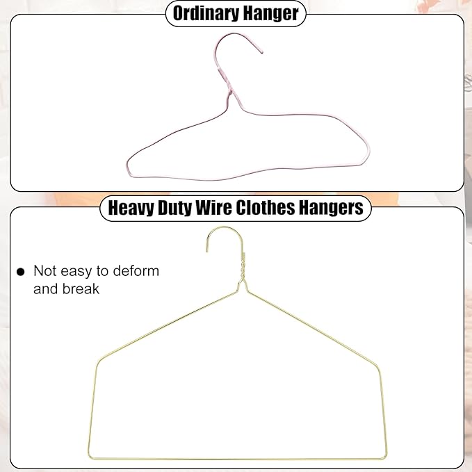 10 Sets Dry Cleaner Hangers 18" Drapery Hanger and Tubes Tablecloth Hangers Blanket Hanger Drapery with Strong 10.5 Gauge Wire for Heavy Items