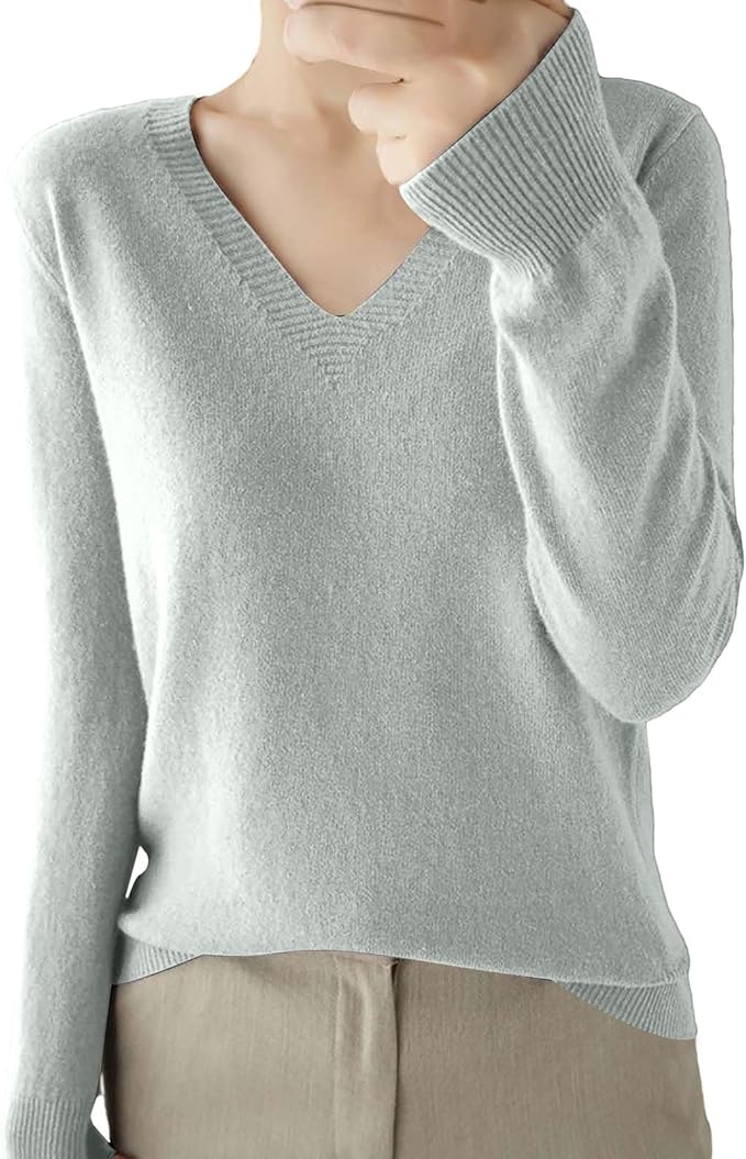 Merino Wool Cashmere Sweaters for Women 2025 Oversized Soft Sweater Long Sleeves Casual Loose Pullover Knitted Tops