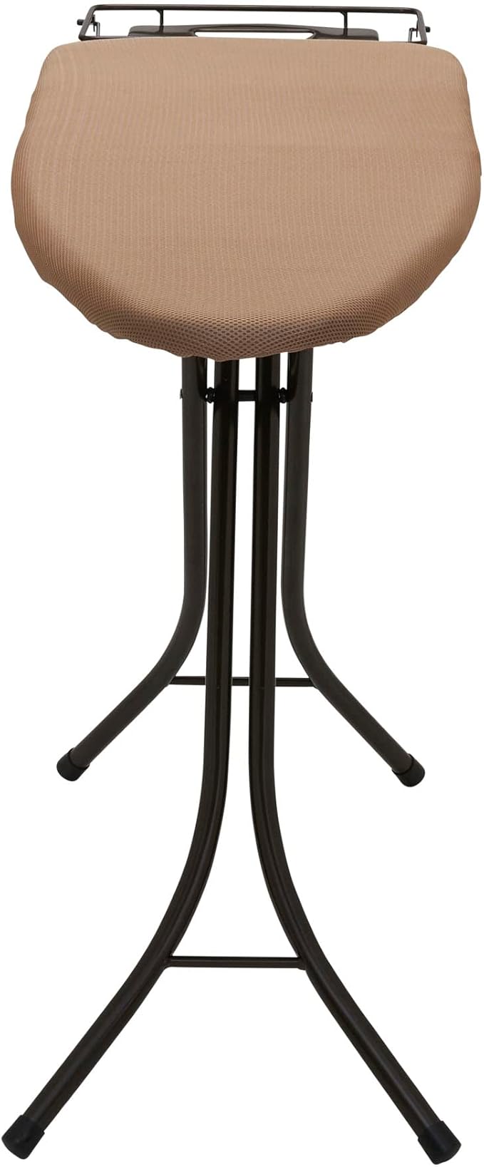 Household Essentials Mega Wide Top Ironing Board, 4-Legs, Steel Top Ironing Board with Fixed Iron Rest, FiberTech Cover and Fiber Pad, Scorch and Stain Resistant, Antique Bronze Frame