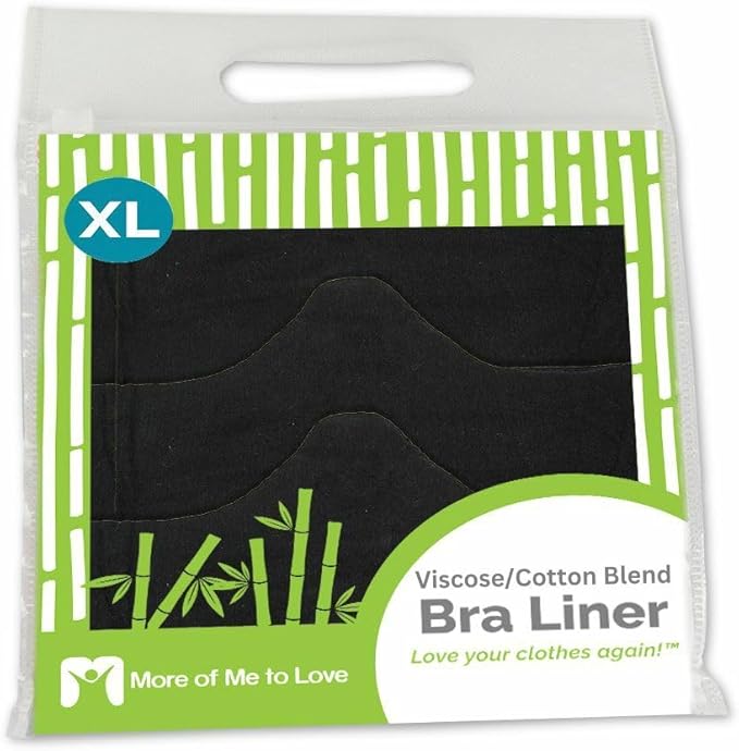 Super Soft, Sweat Wick Bra Liner, 70% Viscose & 30% Cotton, No Tags, No Seams, Size: XL