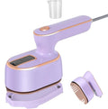 Mini Steam Iron for Clothes, Travel Steamer for Clothes Portable, Micro Steam Iron Mini Handheld Steamer Support Dry And Wet Ironing for Home Travel （Purple）