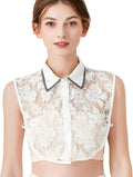 Fake Collar Detachable Dickey Collar Half Shirt Blouse Collar Faux False Collar for Women