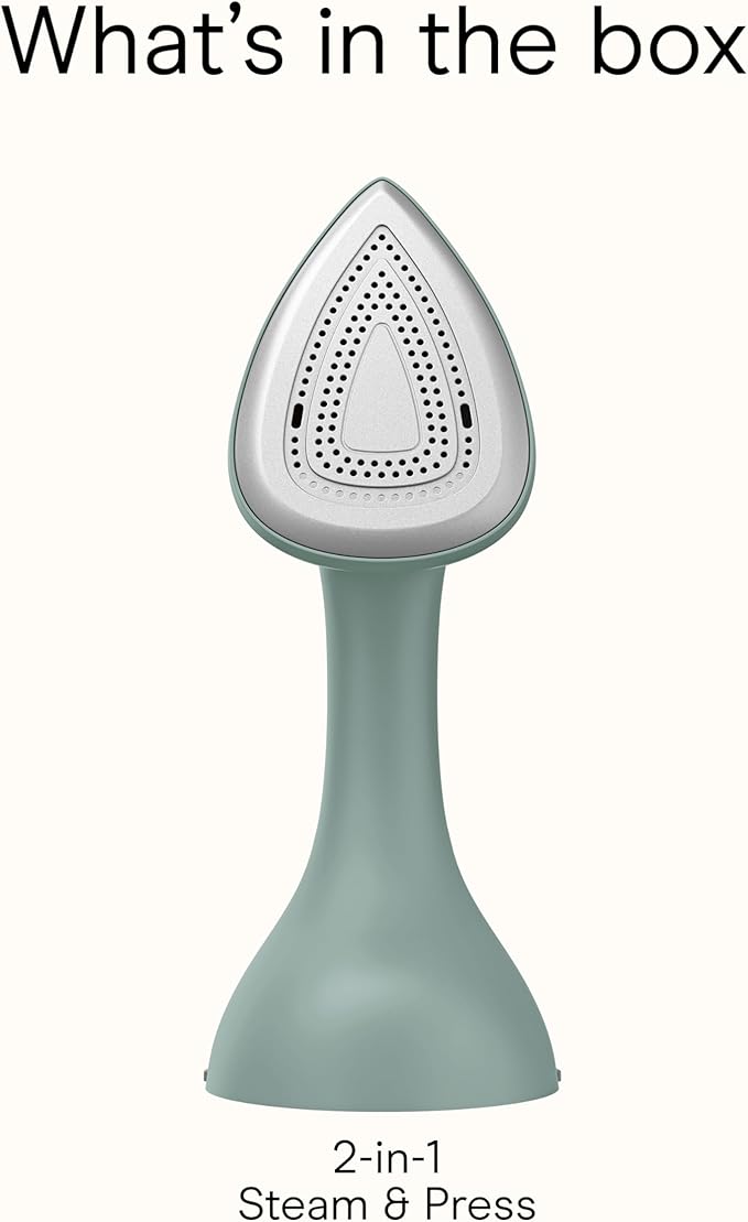 Conair ExtremeSteam Steam & Press 2-in-1 Iron & Steamer, Press Steamer for Clothes, Continuous Steam, Iron-Shaped Soleplate, For Home, Office or Travel