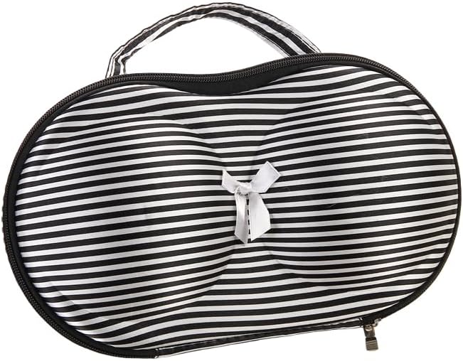Travel Home Organizer Zip Bag Case Portable Bra Storage Bag Waterproof Bra and Underwear (zebra-stripe)