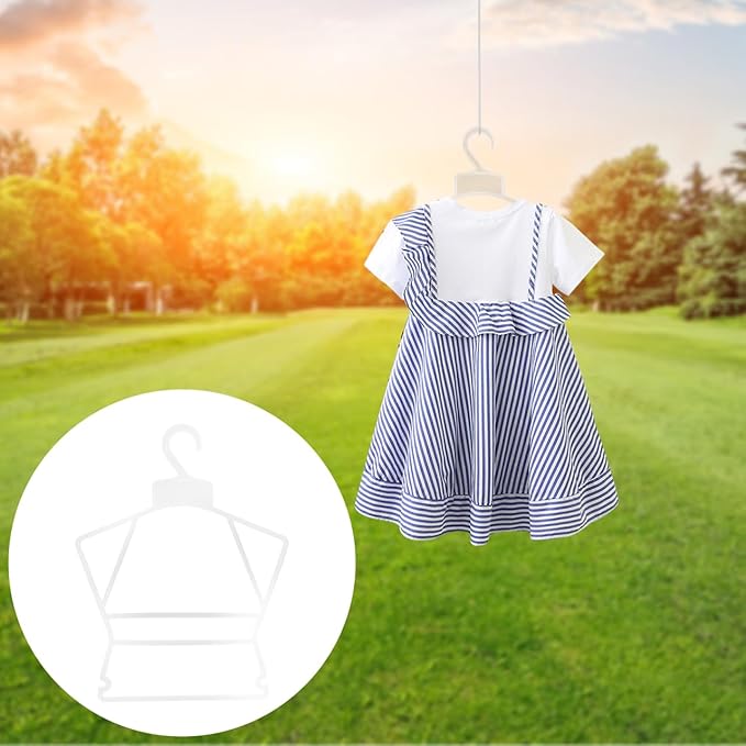 Baby Clothes Hangers Plastic Kids Hangers for Infant Clothes Drying Rack Non-Slip Toddler Organizer Space Saving