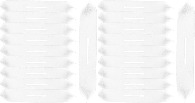 Cabilock Anti-Skid Sponge Hanger Covers 16 Inch Protector Pads for Clothes Preventing Slips and Dust in Closet Home Dorm or Clothing Store