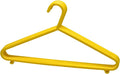 Wardrobe Polypropylene Hanger, Pack of 6, Yellow l Cloth Hanger l Dress Hangers l Hanger for Clothes Hanging