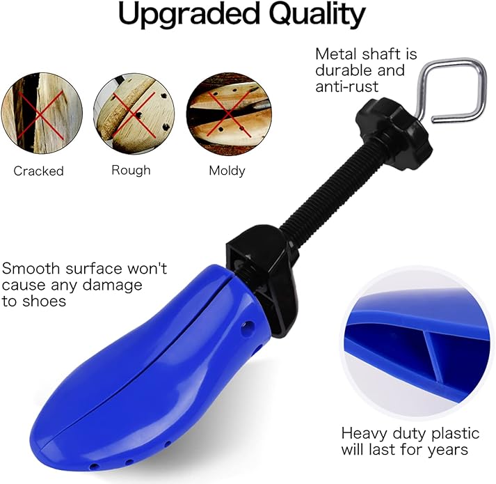 LANNEY Shoe Stretcher for Women & Men Wide Feet - Premium Shoe Expander Widener Stretch Length Width