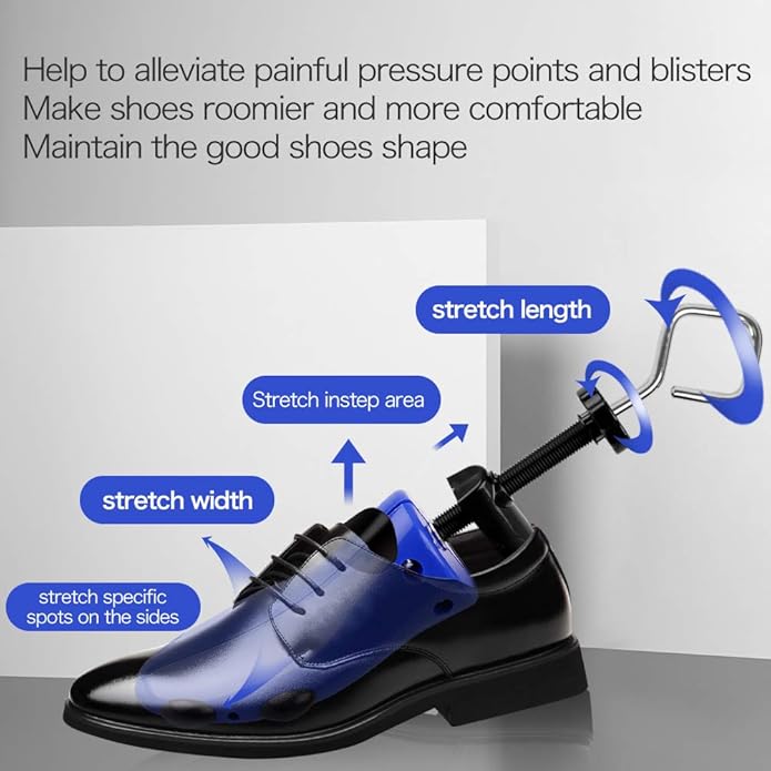 LANNEY Shoe Stretcher for Women & Men Wide Feet - Premium Shoe Expander Widener Stretch Length Width