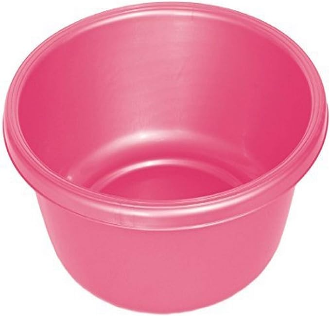 Ybm Home Round Plastic Wash Basin (1148 11.25", Pink)