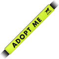 Tuff Pupper Waterproof Leash Sleeve | Fits Any Standard Size 1 Inch Wide Leash | Dual Sided Message | Durable Neoprene & Silicone | Odor & Stink Proof | Easy Secure On & Off (1 Pack, Adopt Me)
