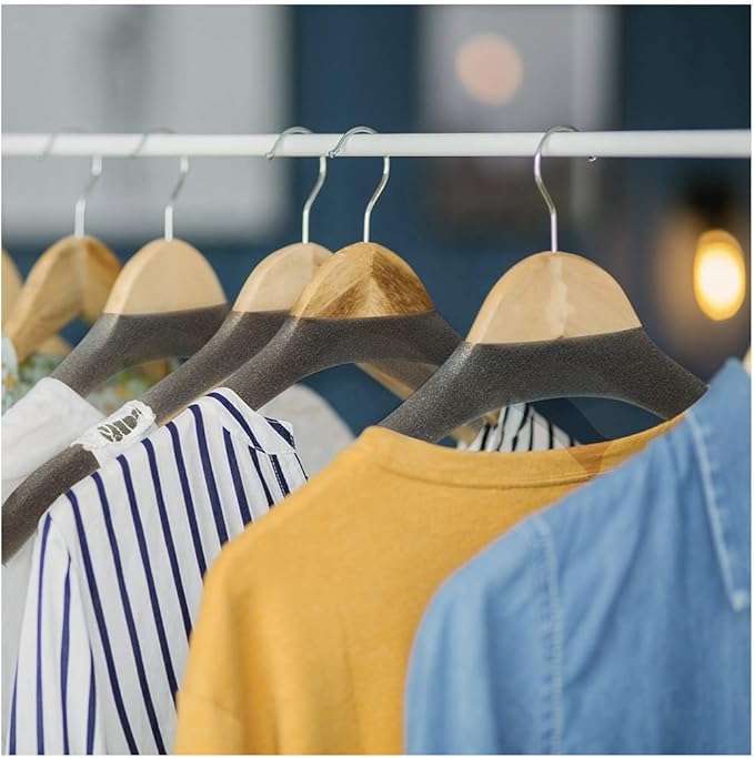 Only Hangers Foam Hanger Covers - Charcoal Grey Color - Sold in Packs of 100 Covers