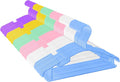 GoodtoU 60 Pack Kids Hangers Multicolor Baby Hanger Childrens Plastic Infant Hanger Toddler Hangers for Baby Clothes