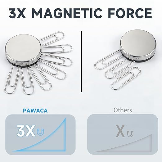 Collar Stay Magnets, Strong Neodymium Magnet for Collar Stays, Nickel-Plated Rust-Resistant Metal Magnets Gift Box(Silver, 40Pcs)