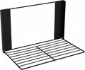 LEQ Clothes Drying Rack Magnetic Folding Shelf for Clothes and Towels, Magnet Rack Mount on Washing Machine Fridge, Durable Folding Rack for Laundry Room Bathroom Kitchen,Black