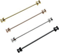 Classic 4-Piece Set Solid Brass Collar Bar for Men Multi-Style Metal Anti-Curl Shirt Collar Stays Tie Pins