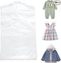100 Pack Garment Bag,Transparent Clothing Cover, Storage Bag for Short or Children's Clothing (40 * 70)