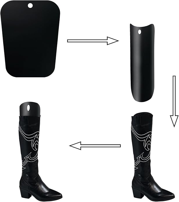 Luxdecor 32 Pieces (16 Pairs) 10/12/14/16in Boot Shaper Inserts Boots Form Stand Support Holder for Women and Men Organizer
