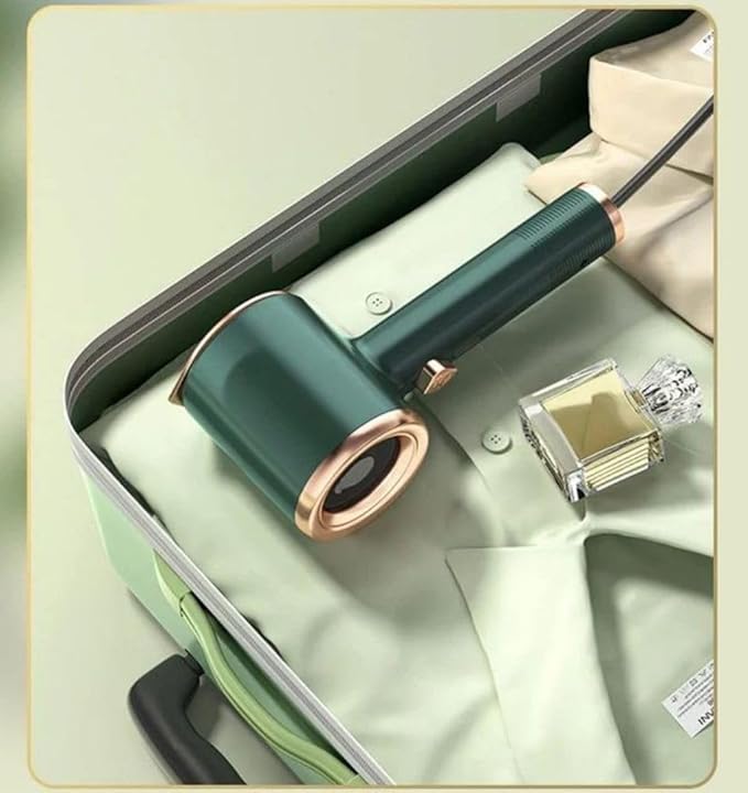 Portable Mini Ironing Machine, Handheld Garment Steamer, Mini Travel Steamer, Travel Steamer For Clothes Fabric Wrinkle Remover Dry Ironing (green)