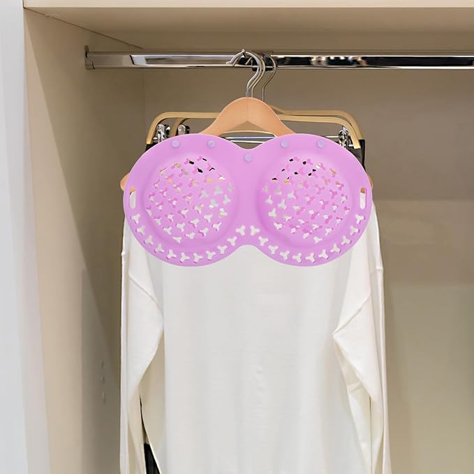Bra Washing Bags for Laundry - Silicone Bra Laundry Bag, Lingerie Bags for Washing Delicates, Protective Anti Deformation Lingerie Kit Compatible Mesh Underwear Laundry Bag for Washing Machine