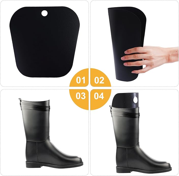 Ruisita 6 Pack (3 Pairs) Reusable Boots Tall Support Boot Shapers Form Inserts for Preventing Bending and Creasing