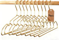 12.6" Matte Gold Metal Kids Baby Hangers, 10Pack, Non Slip, Suit for Coated Wire Children Clothes Hangers, Closet Storage,Retail Display Space Saving for Toddler Coats Infant Hangers
