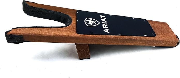 ARIAT Small Stained Wood Boot Jack with Padded Edge