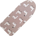 12" x 32" Small Tabletop Ironing Board Cover and Pad,3 Pairs of Hook and Loop Fastener Straps,Elastic Edges,Cotton Mini Iron Board Cover with Scorch Resistant Thick Padding