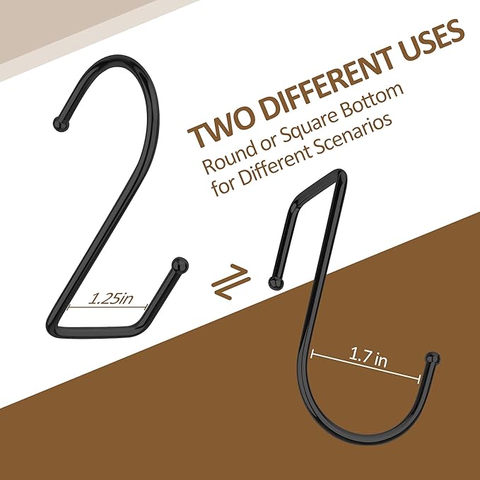 ZEDODIER 15 Pack Purse Hanger Closet, Bag Organizer Purse Hooks for Closet, Keeping Purses Visible and in Good Condition, Metal Hanging Backpack Holder Rack, Black