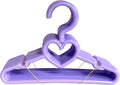 My Brittany's 5.5 Inch Wide Lavender Heart Hangers for 14 Inch Doll Clothes- Doll Clothes Hangers