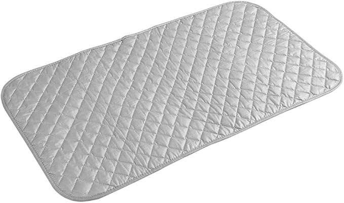 Ironing Pad, 33x19in Portable Foldable Thickened Ironing Pad, Heat Resistant Travel Ironing Mat Blanket for Dryer Countertop and Travelling