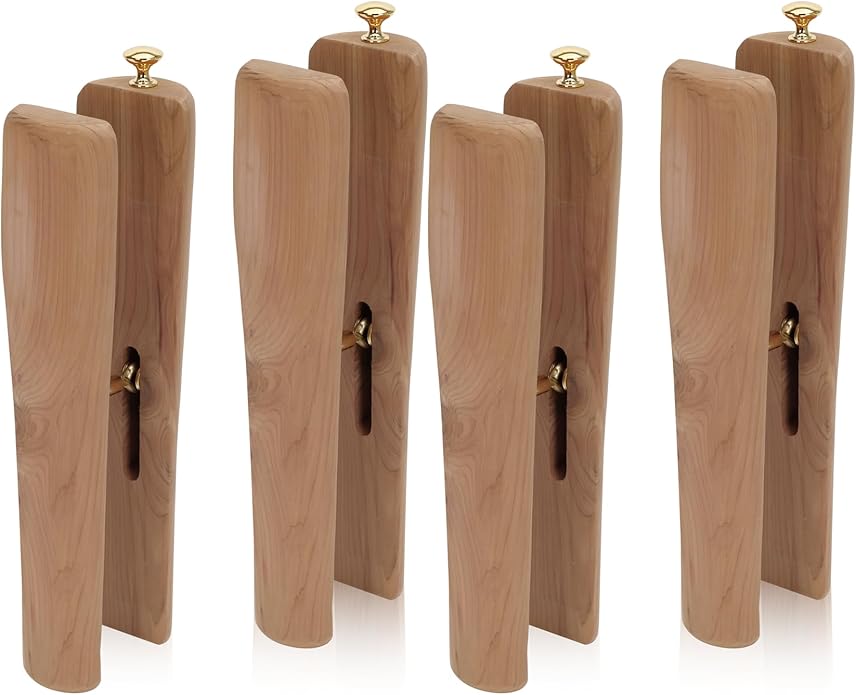 Cedar Boot Tree Shaft Shaper, 14 Inch Wooden Inserts for Men & Women’s Boots, Tall Boot Inserts Shape Holders