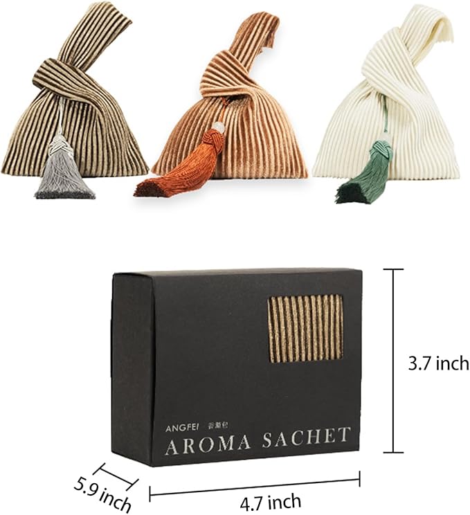 Thoqy Air Freshener Sachets – Wardrobe & Drawer Fresheners with Scent Refill | Travel-Friendly Odor Control Pack | 90-Day Fragrance for Home & Closet