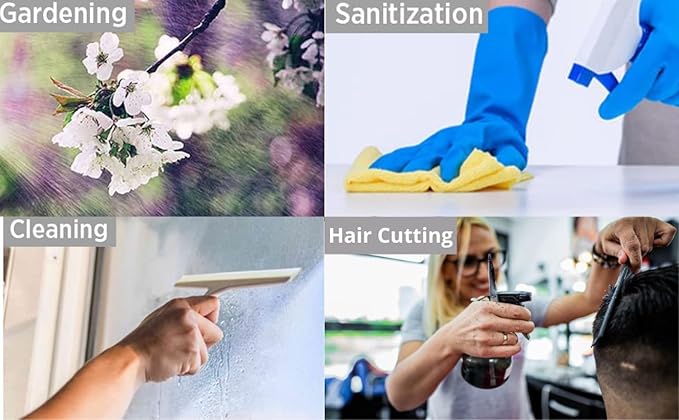 Spray Bottles 500ml 16 Oz Clean Squirt Bottle Colorful Multi-uses Spray Bottles for Cleaning, Water Flowers, Plant Care, Ironing, Hair Care, Gardening Cosmetics Kitchen Bathroom (Pack of 2) Pink