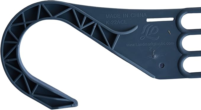 Replacement 4 Strand Plastic Hangers for 12" Hanging Baskets - Set of 5 (Slate Blue)