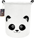 Baby Laundry Hamper,Kids Laundry Baskets,Waterproof Toy Storage Bin,Dirty Clothes Hamper for Nursery,Panda Gift Baskets,Boys Bedroom Decor(Panda)