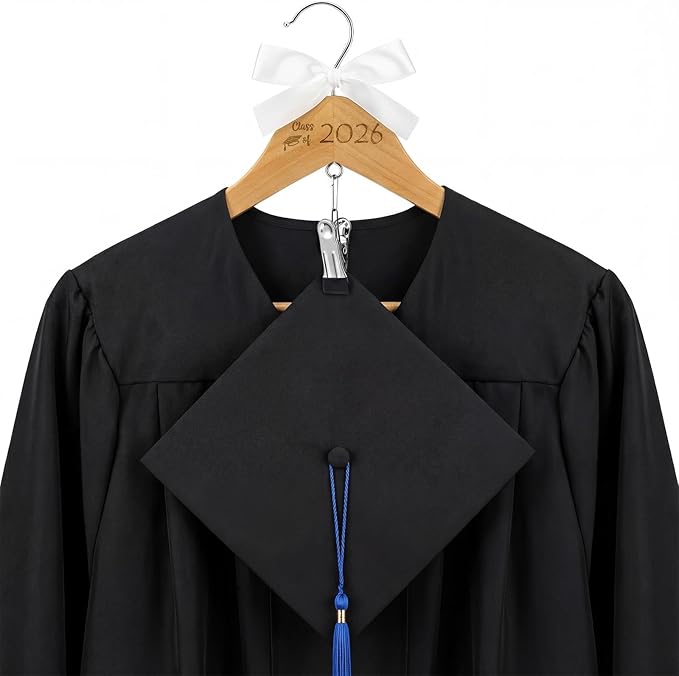 Congrats Grad Hanger for Graduation Gown Sash Class of 2026 Graduation Gift School Grad Hanger Graduate Congratulation Ceremony Keepsake Favor