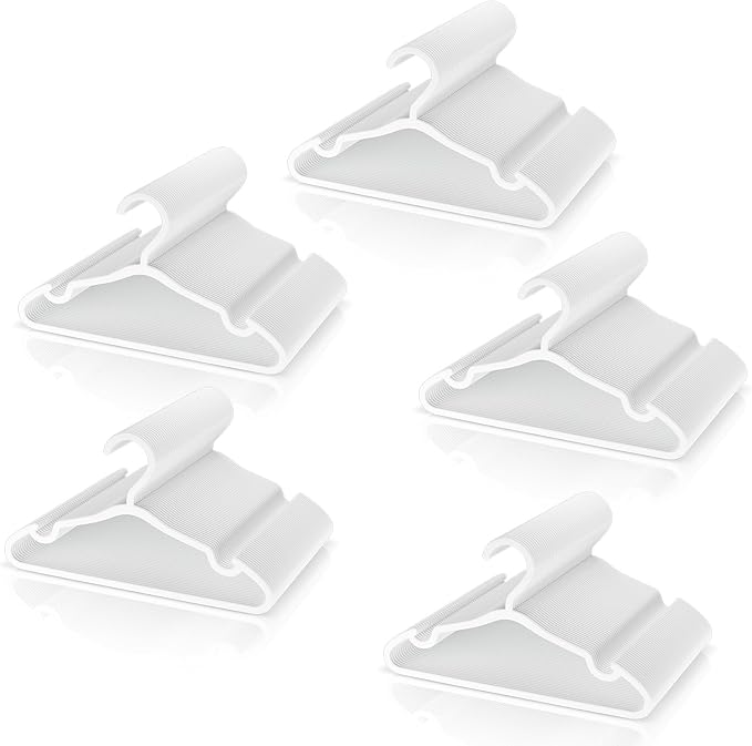 Plastic Kids Hangers - 150 Pack Non-Slip Baby Clothes Hangers for Closet, Toddler & Newborn Clothing Pants, Skirts, Coats (White)