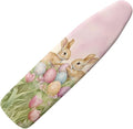 Cute Bunny Ironing Board Cover Standard Size Tulip Ironing Board Pad Ironing Board Dust Cover Home Accessories Decor Easter Iron Board Cover Pad Replacement