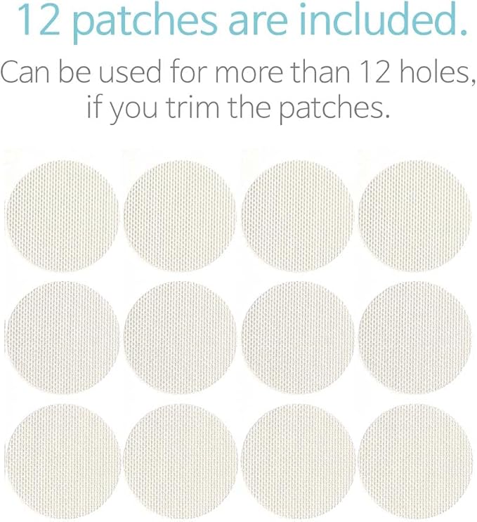 Circle Shape Shoe Hole Prevention Repair Patches/Inserts for 12 Holes (Beige)