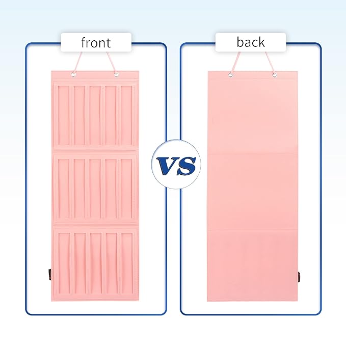 Hanging Claw Clips Holder for Women, Claw Hair Clips Storage Organizer for Lady, Hair Banana Barrettes and Butterfly Jaw Clip Display Stand Holder. (Pink)