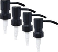 Bathroom Countertop Soap Dispensers (Black Matte, 4 Pack)
